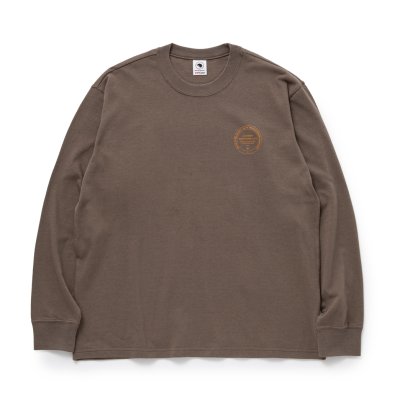 画像1: 【40%OFF】RATS/ASH LS TEE（ASH BROWN）［プリント長袖T-24春夏］