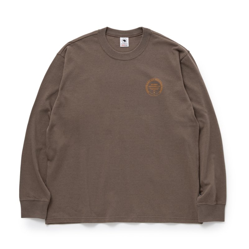 画像1: 【40%OFF】RATS/ASH LS TEE（ASH BROWN）［プリント長袖T-24春夏］