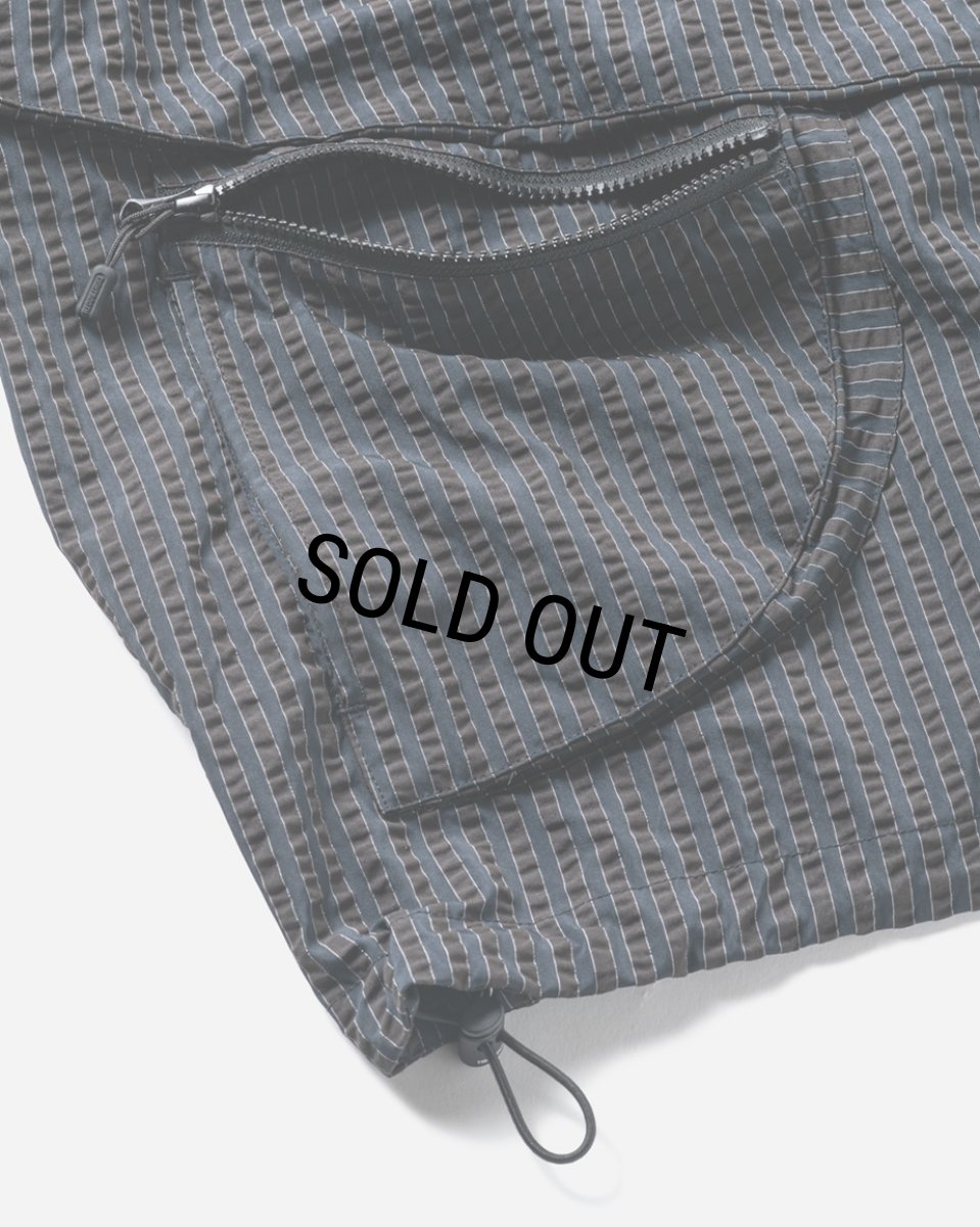 画像7: TIGHTBOOTH/SEERSUCKER ANORAK（Black）［シアサッカーアノラック-24春夏］ (7)