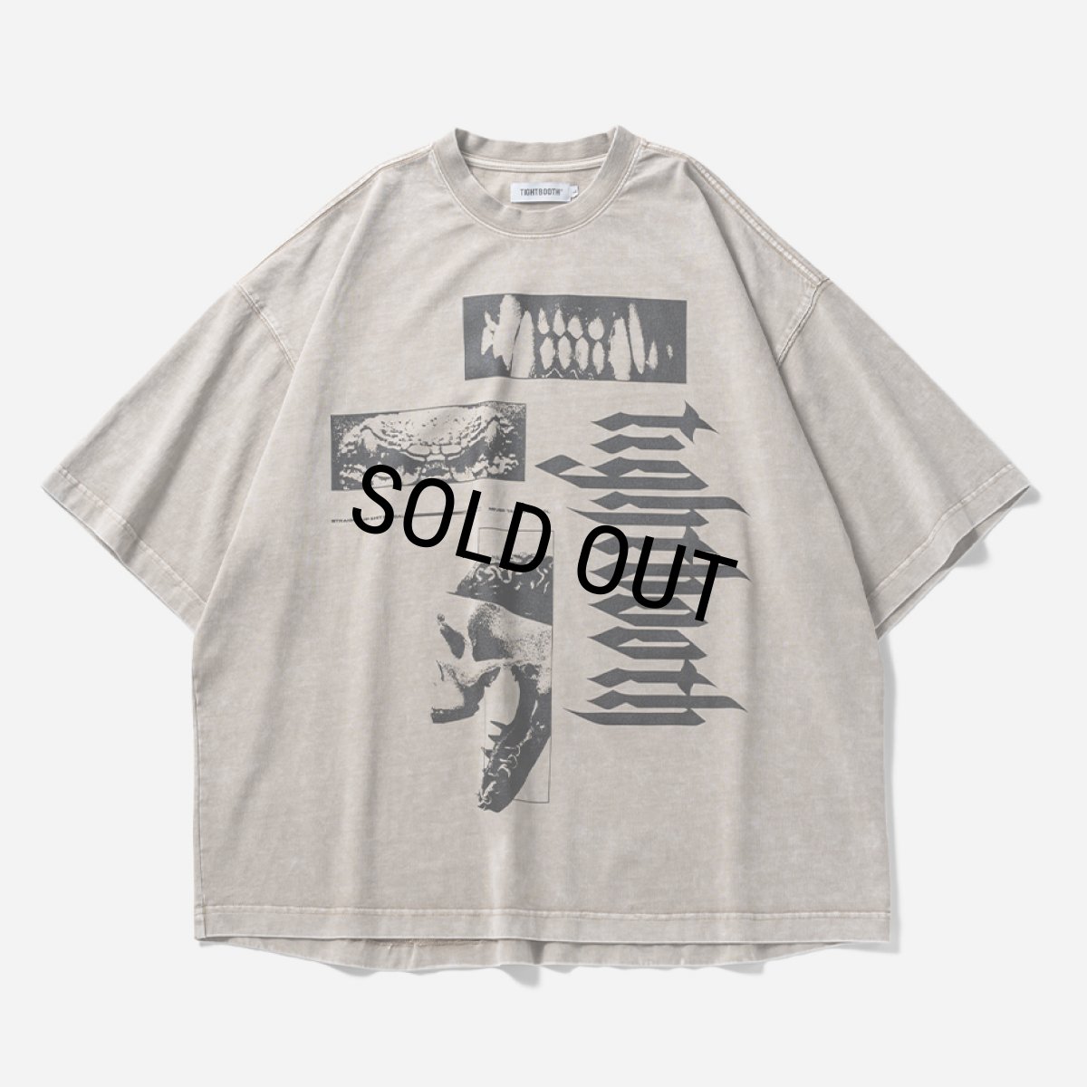 画像1: TIGHTBOOTH/BEAST T-SHIRT（Beige） 【30%OFF】［プリントT-24春夏］ (1)