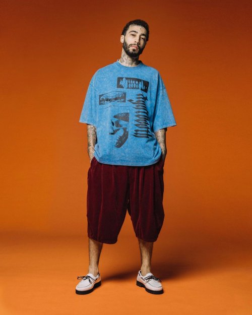 他の写真3: 【30%OFF】TIGHTBOOTH/BEAST T-SHIRT（Blue）［プリントT-24春夏］