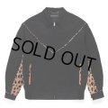 WACKO MARIA/LEOPARD WESTERN JACKET（BLACK）［レオパードウエスタンJKT-24春夏］