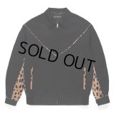 WACKO MARIA/LEOPARD WESTERN JACKET（BLACK）［レオパードウエスタンJKT-24春夏］