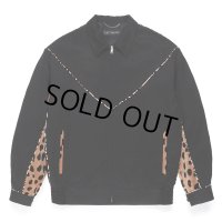 WACKO MARIA/LEOPARD WESTERN JACKET（BLACK）［レオパードウエスタンJKT-24春夏］