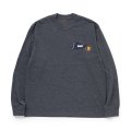 【40%OFF】RATS/THUNDER FLAG LS TEE（HEATHER CHACOAL）［プリント長袖T-24春夏］