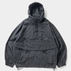 画像1: TIGHTBOOTH/SEERSUCKER ANORAK（Black）［シアサッカーアノラック-24春夏］ (1)