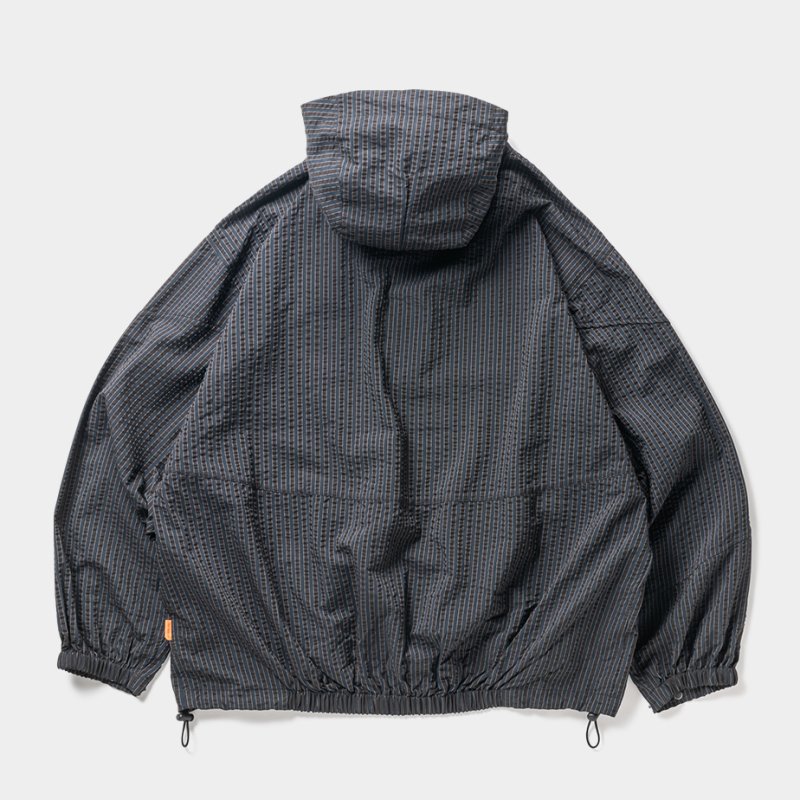 画像2: TIGHTBOOTH/SEERSUCKER ANORAK（Black）［シアサッカーアノラック-24春夏］