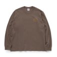 画像1: 【30%OFF】RATS/ASH LS TEE（ASH BROWN）［プリント長袖T-24春夏］ (1)
