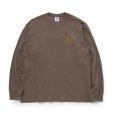 画像1: RATS/ASH LS TEE（ASH BROWN）［プリント長袖T-24春夏］ (1)