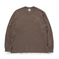 【40%OFF】RATS/ASH LS TEE（ASH BROWN）［プリント長袖T-24春夏］