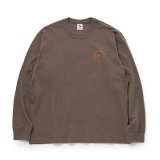 RATS/ASH LS TEE（ASH BROWN）［プリント長袖T-24春夏］