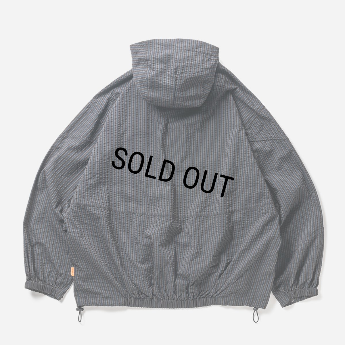 画像2: TIGHTBOOTH/SEERSUCKER ANORAK（Black）［シアサッカーアノラック-24春夏］ (2)