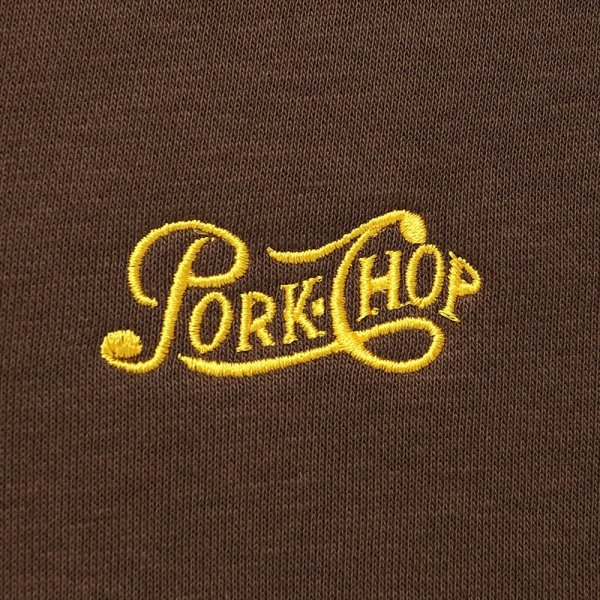 画像3: PORKCHOP/PPS SWEAT CARDIGAN（BROWN）［スウェットカーディガン-24春夏］