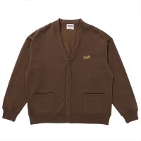 PORKCHOP/PPS SWEAT CARDIGAN（BROWN）［スウェットカーディガン-24春夏］