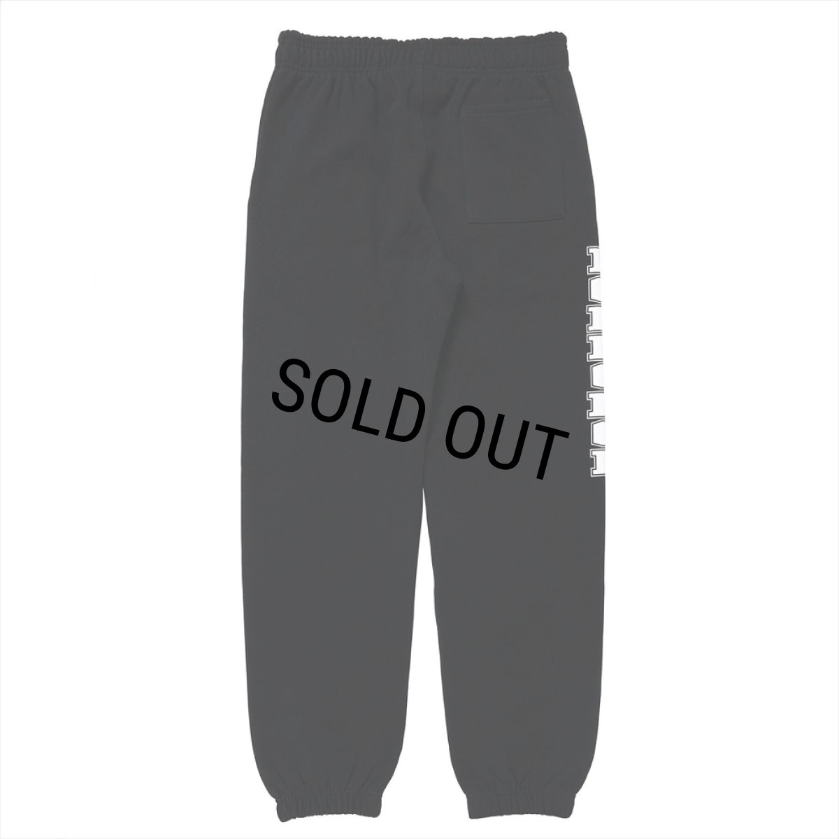 画像2: PORKCHOP/COLLEGE SWEAT PANTS（BLACK）［スウェットパンツ-24春夏］ (2)