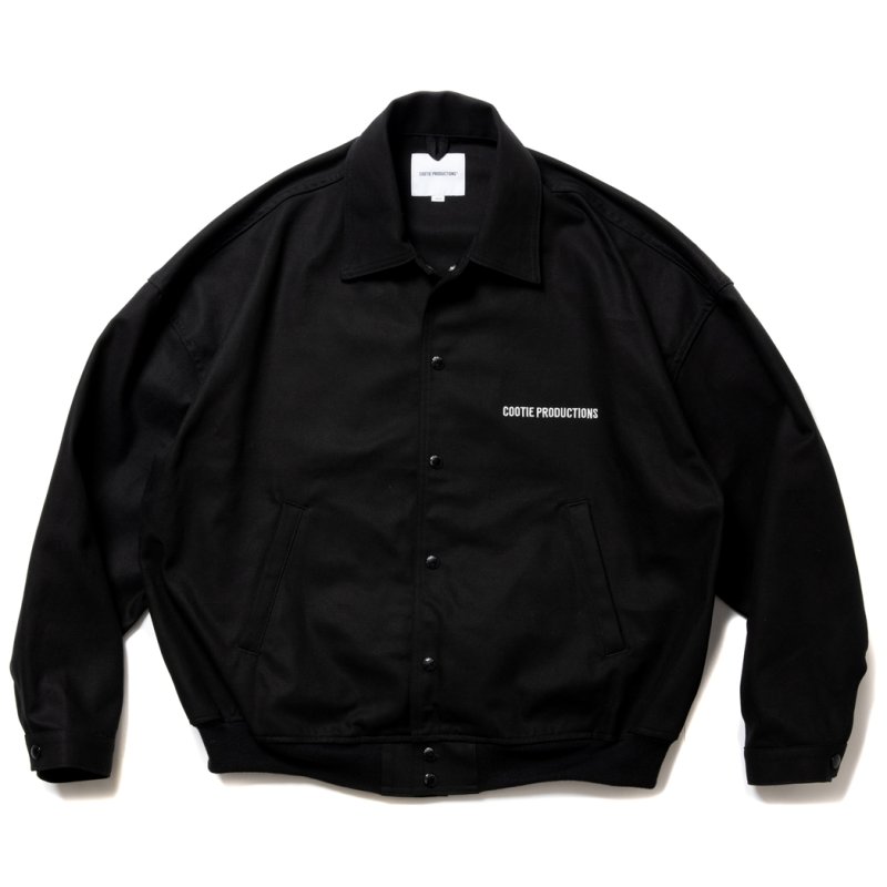画像1: COOTIE PRODUCTIONS/Cotton OX Award Jacket（Black）［アワードJKT-24春夏］