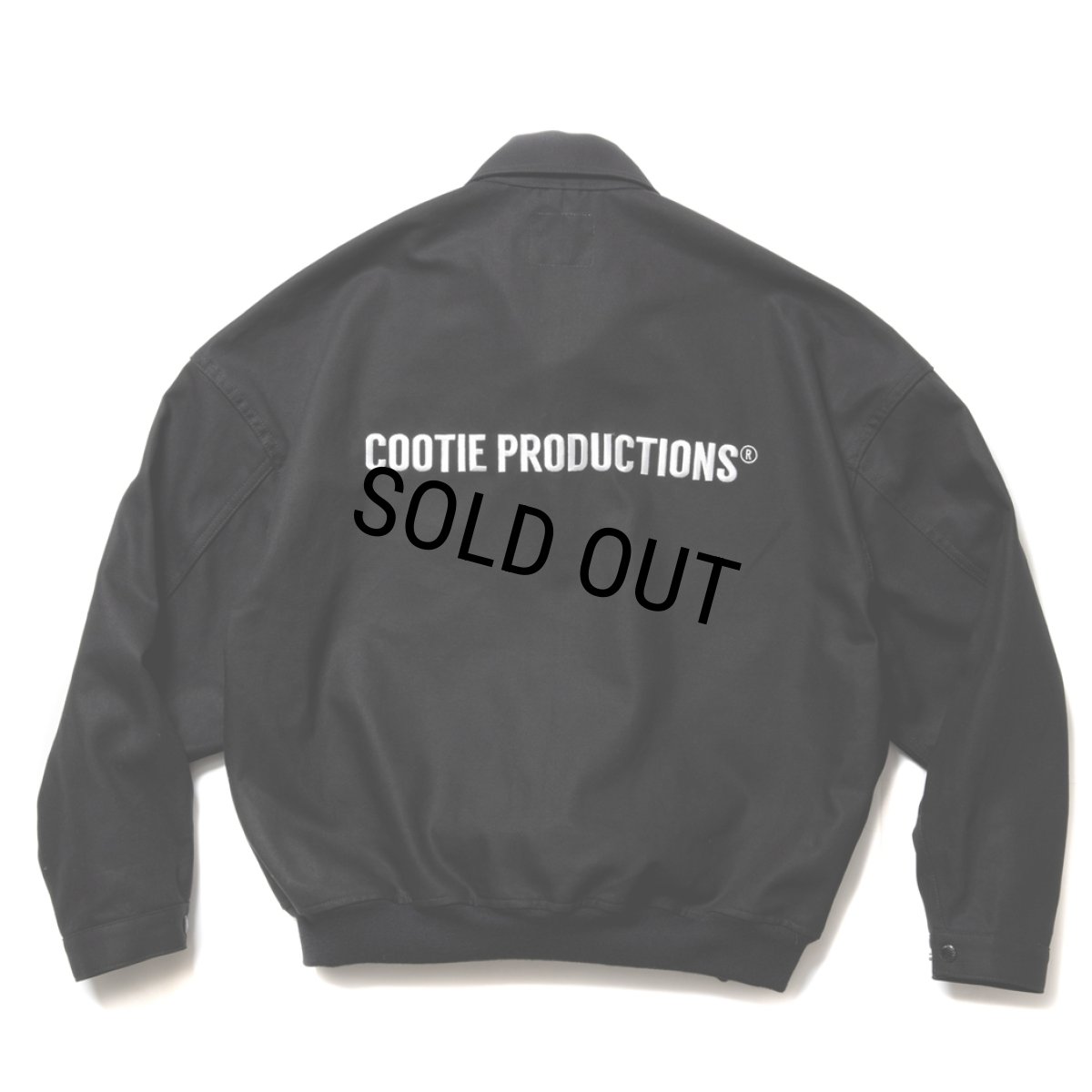 画像1: COOTIE PRODUCTIONS/Cotton OX Award Jacket（Black）［アワードJKT-24春夏］ (1)