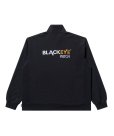 画像1: BlackEyePatch/DURABILITY LOGO HALF ZIP SWEAT （BLACK） (1)