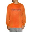 画像2: CALEE/CALEE LOGO POWDER BLEACH DROP SHOULDER L/S TEE（USED BLACK） 【30%OFF】［パウダーブリーチ長袖T-24春夏］ (2)
