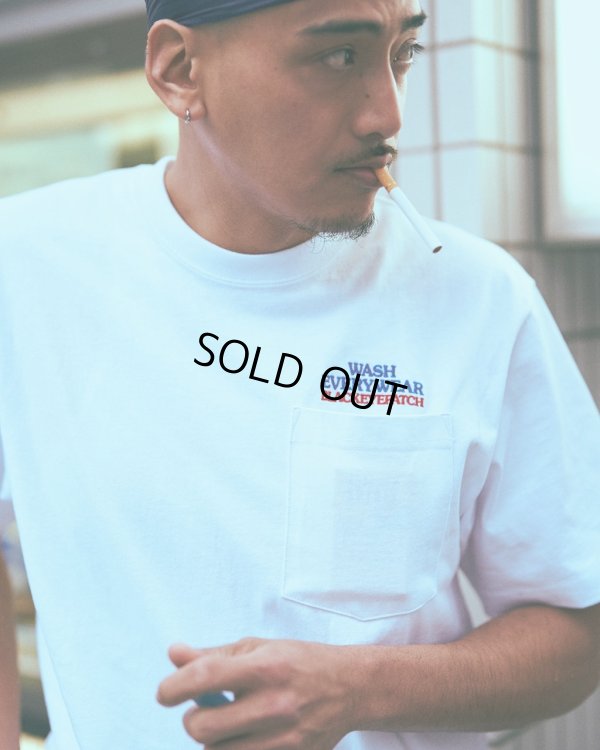 画像3: BlackEyePatch/LAUNDROMAT POCKET TEE （D-BLUE）