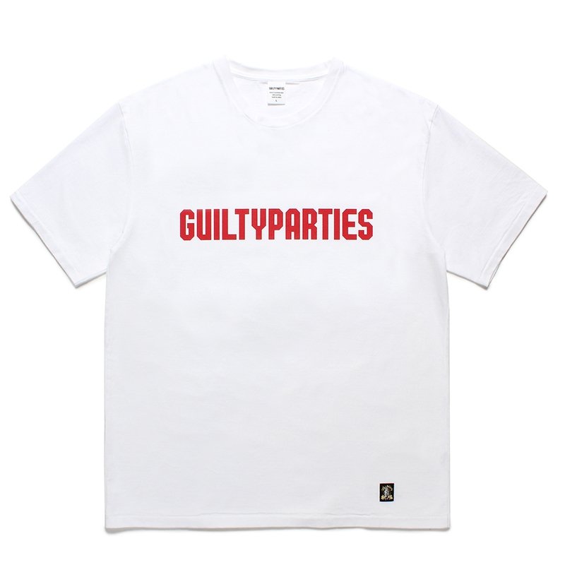 画像1: WACKO MARIA/WASHED HEAVY WEIGHT T-SHIRT（WHITE）［プリントT-24春夏］