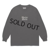 WACKO MARIA/LONG SLEEVE T-SHIRT（BLACK）［刺繍長袖T-24春夏］