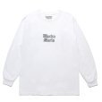 画像2: WACKO MARIA/TIM LEHI / LONG SLEEVE T-SHIRT（WHITE）［刺繍+プリント長袖T-24春夏］ (2)