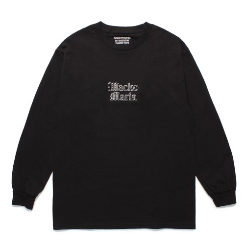 他の写真1: WACKO MARIA/LONG SLEEVE T-SHIRT（BLACK）［刺繍長袖T-24春夏］