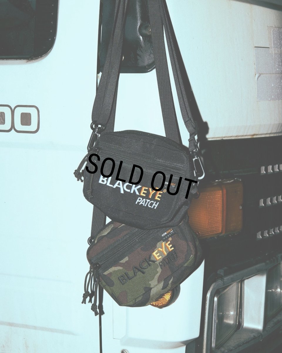 画像3: BlackEyePatch/DURABILITY LOGO CORDURA SHOULDER BAG （BLACK） (3)