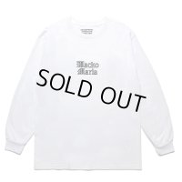 WACKO MARIA/LONG SLEEVE T-SHIRT（WHITE）［刺繍長袖T-24春夏］