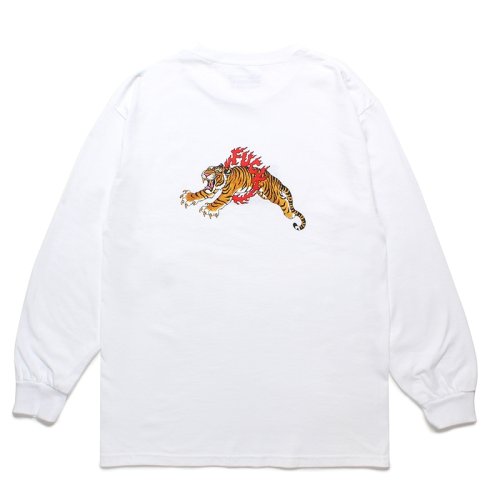 他の写真2: WACKO MARIA/TIM LEHI / LONG SLEEVE T-SHIRT（WHITE）［刺繍+プリント長袖T-24春夏］