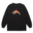 画像1: WACKO MARIA/TIM LEHI / LONG SLEEVE T-SHIRT（BLACK）［刺繍+プリント長袖T-24春夏］ (1)