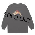 WACKO MARIA/TIM LEHI / LONG SLEEVE T-SHIRT（BLACK）［刺繍+プリント長袖T-24春夏］