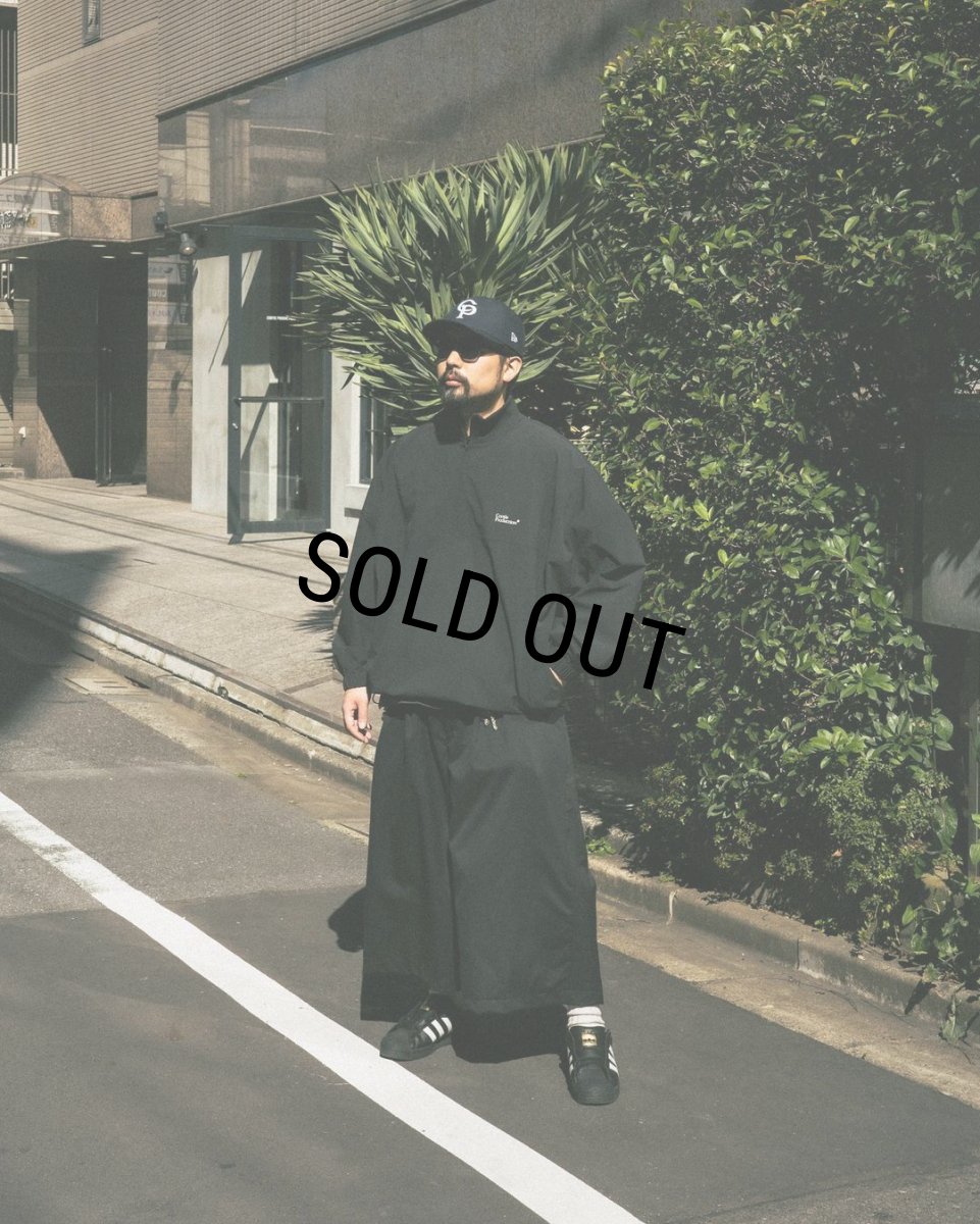 画像6: COOTIE PRODUCTIONS/Nylon Light Cloth Half Zip L/S Tee（Black）［ナイロンライトクロスハーフジップ-24春夏］ (6)