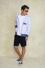 画像7: RATS/TRIM ZIP HOODIE（HEATHER BLUE）［トリムジップフーディー-24春夏］ (7)