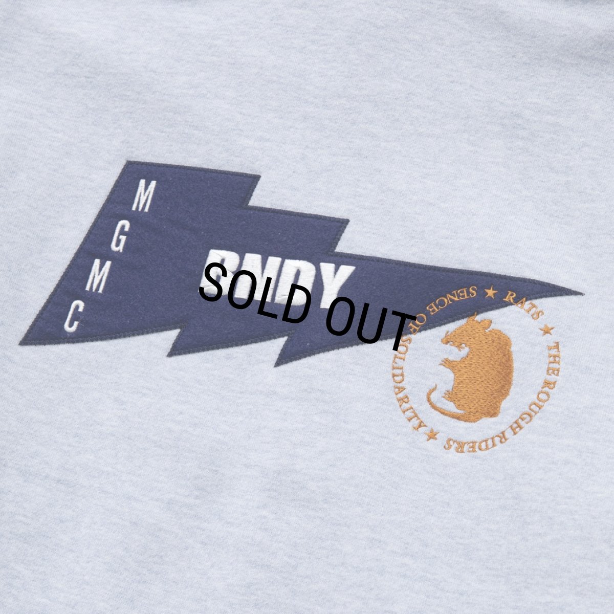 画像6: RATS/TRIM ZIP HOODIE（HEATHER BLUE）［トリムジップフーディー-24春夏］ (6)