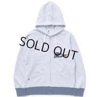 RATS/TRIM ZIP HOODIE（HEATHER BLUE）［トリムジップフーディー-24春夏］