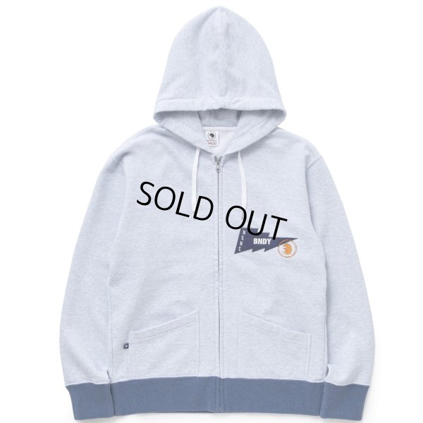 画像1: RATS/TRIM ZIP HOODIE（HEATHER BLUE）［トリムジップフーディー-24春夏］