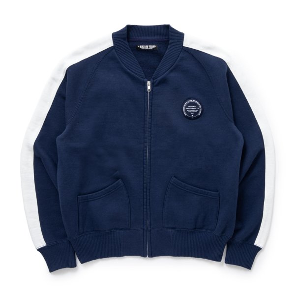 画像1: 【30%OFF】RATS/50's ZIP SWEAT（NAVY）［50'sジップスウェット-24春夏］