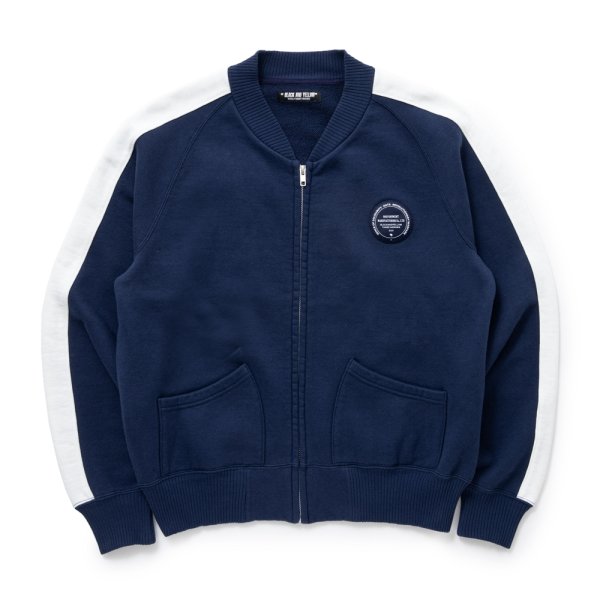 画像1: RATS/50's ZIP SWEAT（NAVY）［50'sジップスウェット-24春夏］