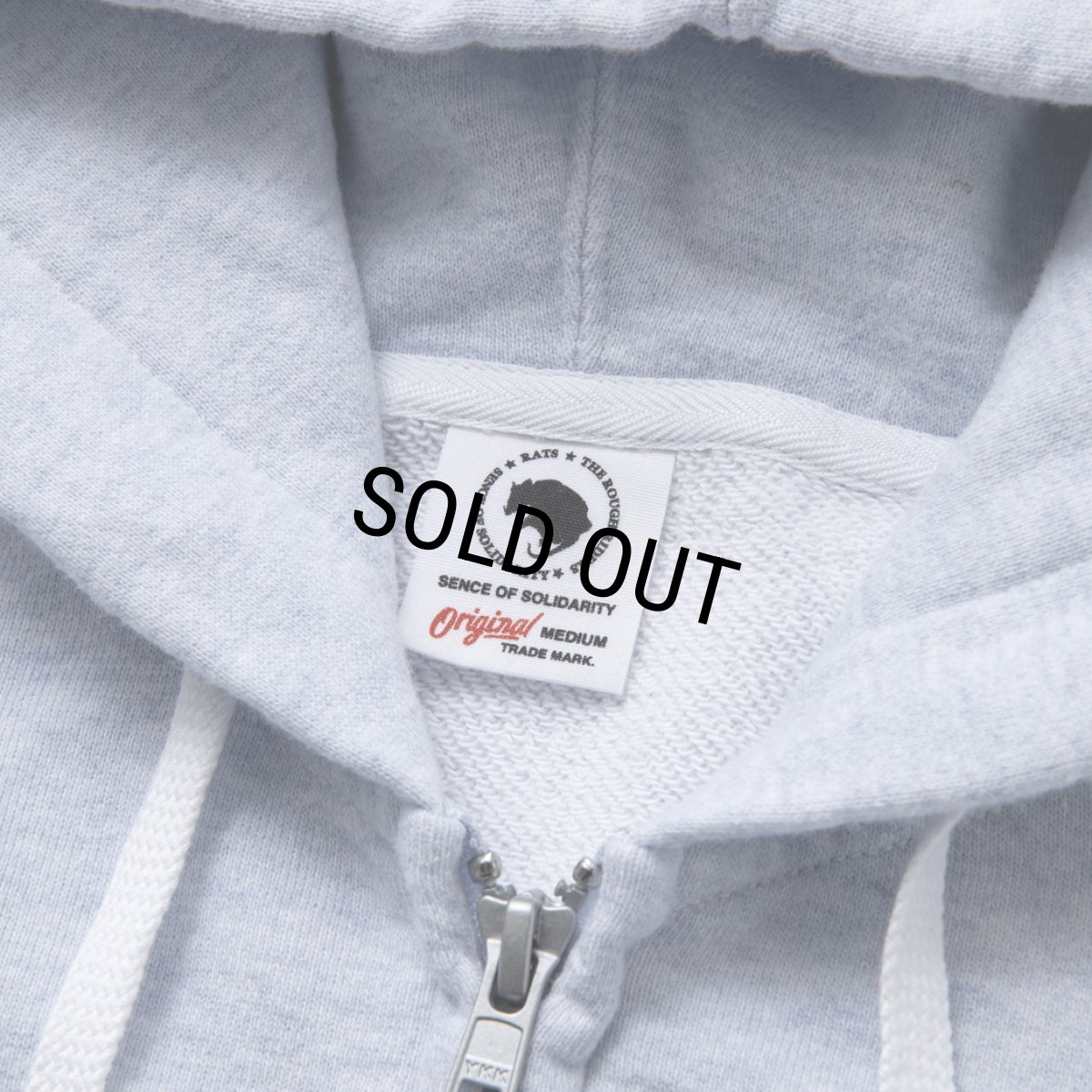 画像3: RATS/TRIM ZIP HOODIE（HEATHER BLUE）［トリムジップフーディー-24春夏］ (3)