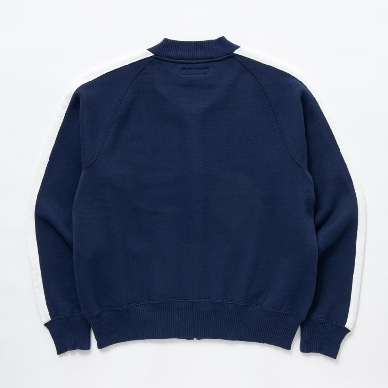 画像2: 【40%OFF】RATS/50's ZIP SWEAT（NAVY）［50'sジップスウェット-24春夏］