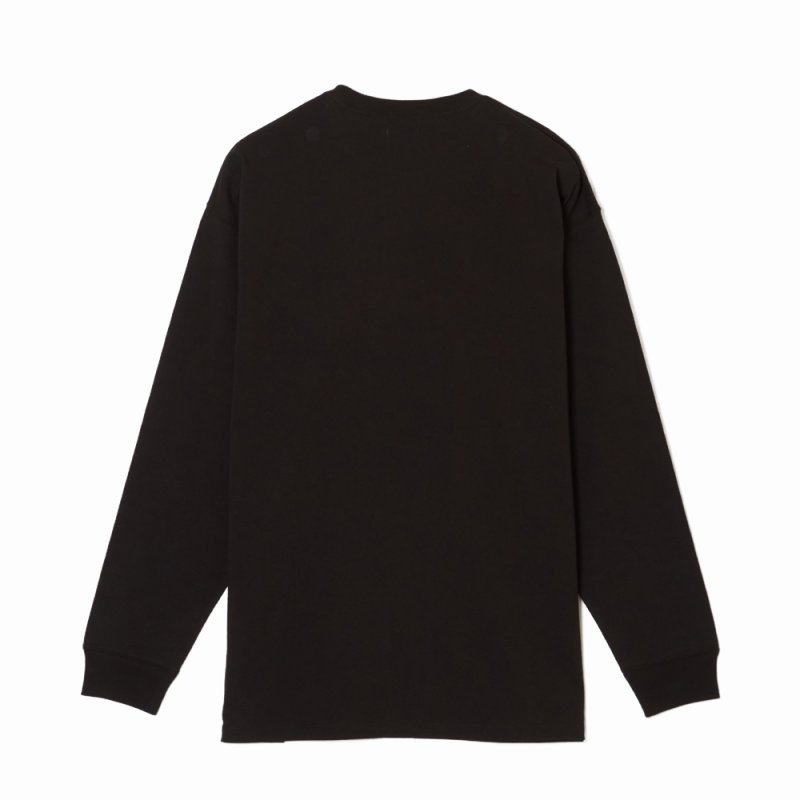 画像2: BUENA VISTA/BUENA VISTA LOGO L/S（BLACK）［プリント長袖T-24春夏］