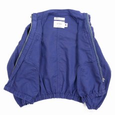 画像4: 【40%OFF】DAIRIKU/Mole Skin Military Jacket（Wash Navy）［モールスキンミリタリーJKT-24春夏］ (4)