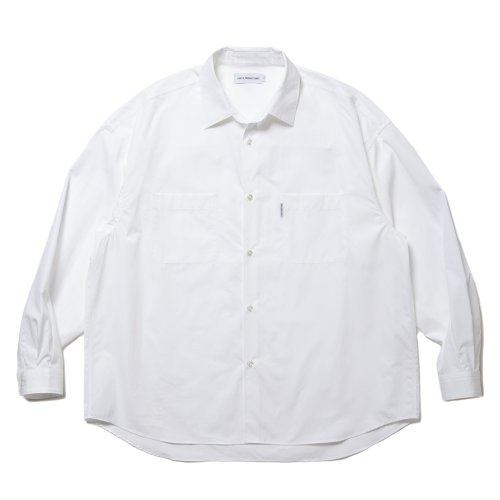 他の写真1: COOTIE PRODUCTIONS/120/2 Broad L/S Shirt（White）［ブロードシャツ-24春夏］