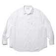 画像1: COOTIE PRODUCTIONS/120/2 Broad L/S Shirt（White）［ブロードシャツ-24春夏］ (1)