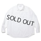 COOTIE PRODUCTIONS/120/2 Broad L/S Shirt（White）［ブロードシャツ-24春夏］