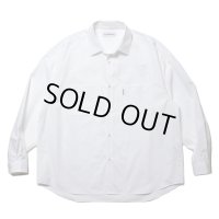COOTIE PRODUCTIONS/120/2 Broad L/S Shirt（White）［ブロードシャツ-24春夏］