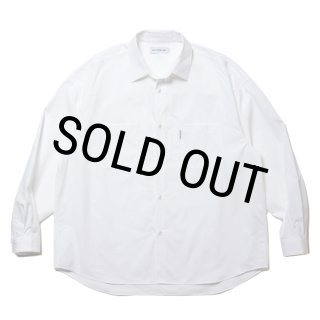 COOTIE PRODUCTIONS/120/2 Broad L/S Shirt（White）［ブロードシャツ