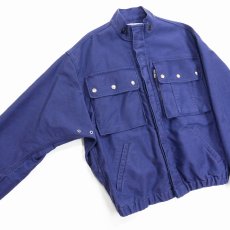画像3: 【40%OFF】DAIRIKU/Mole Skin Military Jacket（Wash Navy）［モールスキンミリタリーJKT-24春夏］ (3)